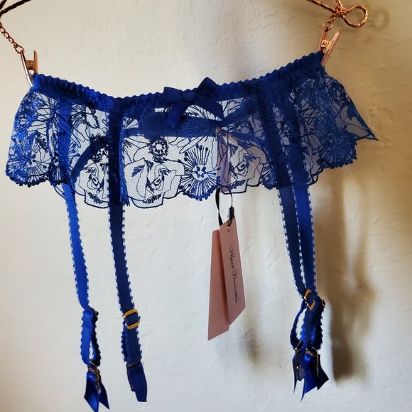 Agent Provocateur NWT - Jayce Suspender in Cobalt | Size 1 - Picture 7 of 11